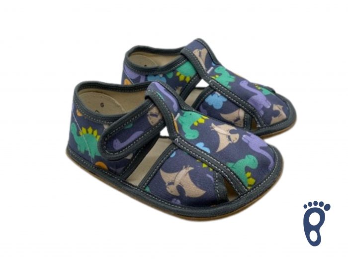 Baby Bare Shoes - Papučky - Dino 1