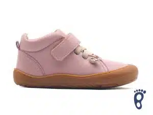 aylla tiksi kids pink ruzove kozene celorocne detske barefoot topanky prechodne