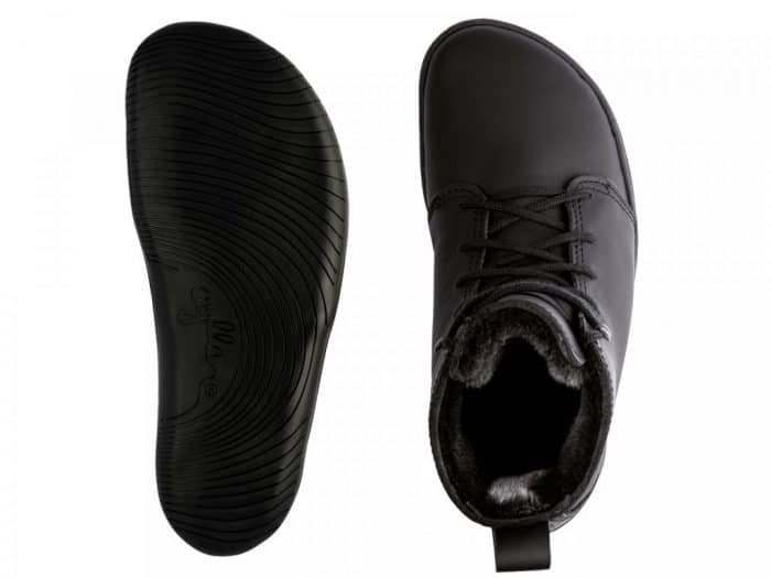Zateplené barefoot topánky Aylla - Tiksi Black - Vysoké - Dámske 4