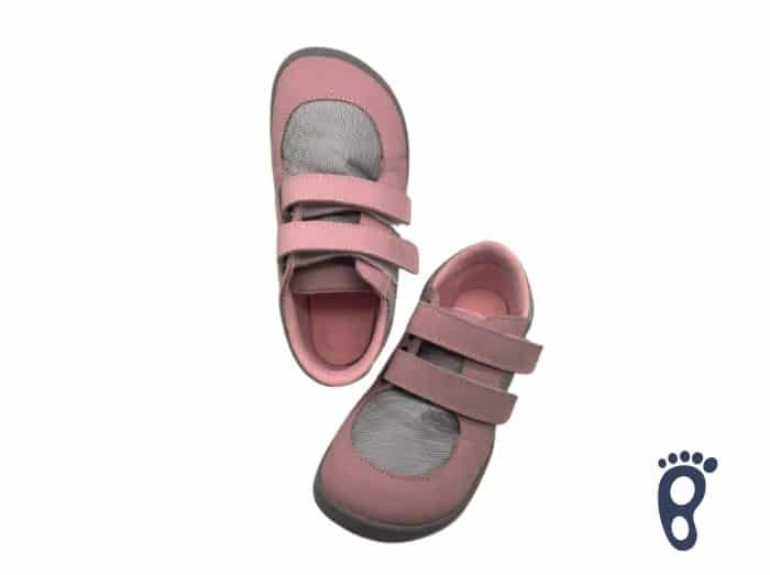 Baby Bare Shoes - FEBO Sneakers - Grey Pink/Sivá podrážka 1
