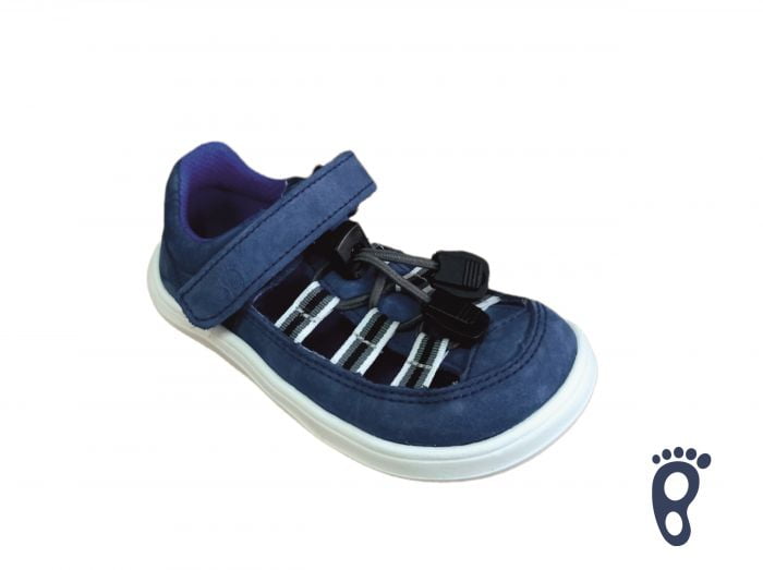 Baby Bare Shoes - Febo - Summer - Navy 2