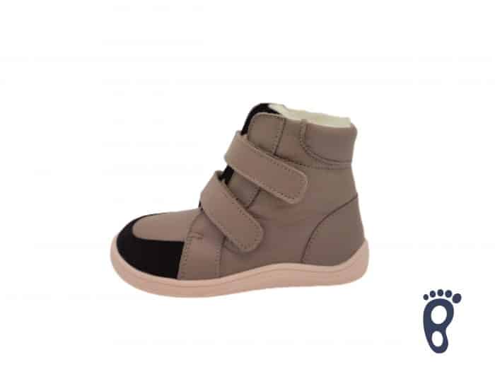 Baby Bare Shoes - FEBO WINTER - Rosabrown - Asfaltico 4