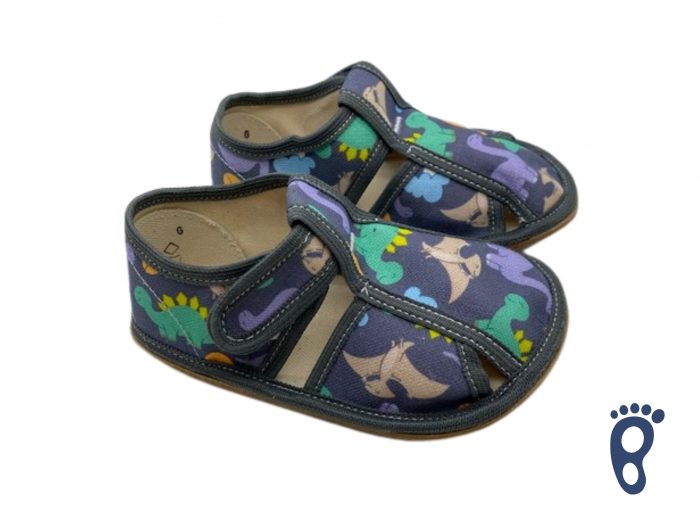 Baby Bare Shoes - Papučky - Dino 2