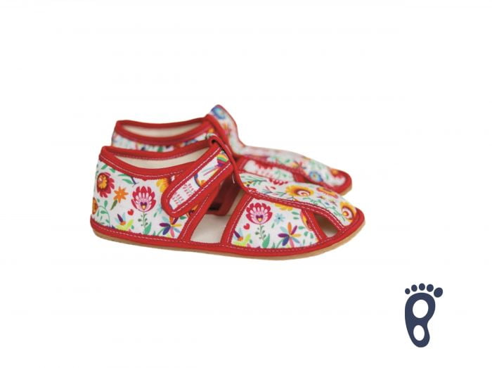 Baby Bare Shoes - Papučky - White Folklore 1