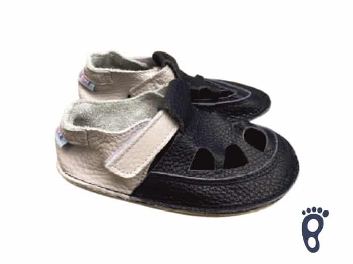 Baby Bare Shoes - Summer - Gravel 1