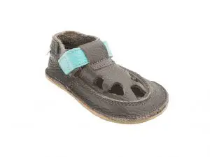 baby bare shoes summer perforation blue beetle