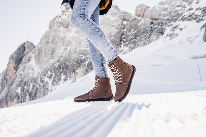BeLenka Winter - 2.0 Neo - Zimné barefoot topánky - Chocolate 9