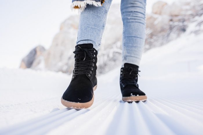 BeLenka Winter - 2.0 Neo - Zimné barefoot topánky - Matt Black 8
