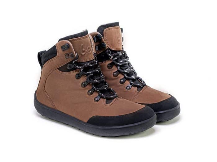 BeLenka Ranger - Zimné barefoot topánky - Dark Brown 3