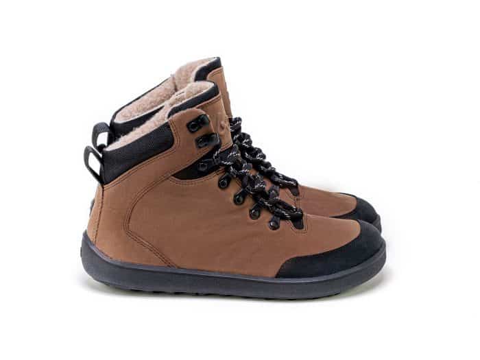 BeLenka Ranger - Zimné barefoot topánky - Dark Brown 5