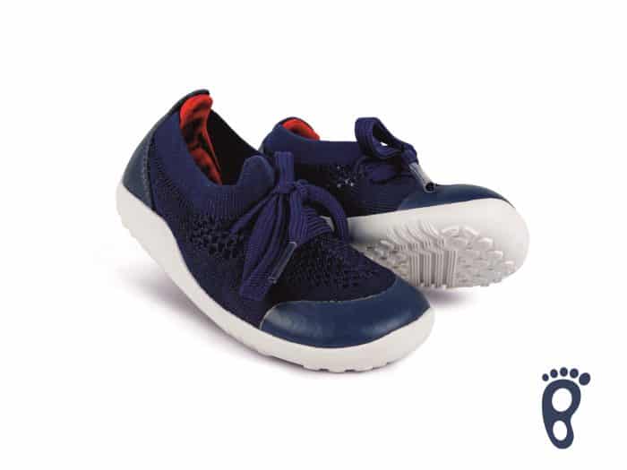 Bobux – Step Up/I walk/Kid+ Play Knit Trainer Navy Red 2