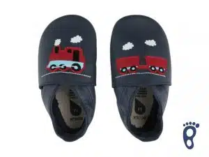 Bobux - Soft Sole Capačky - Train Carriage Navy