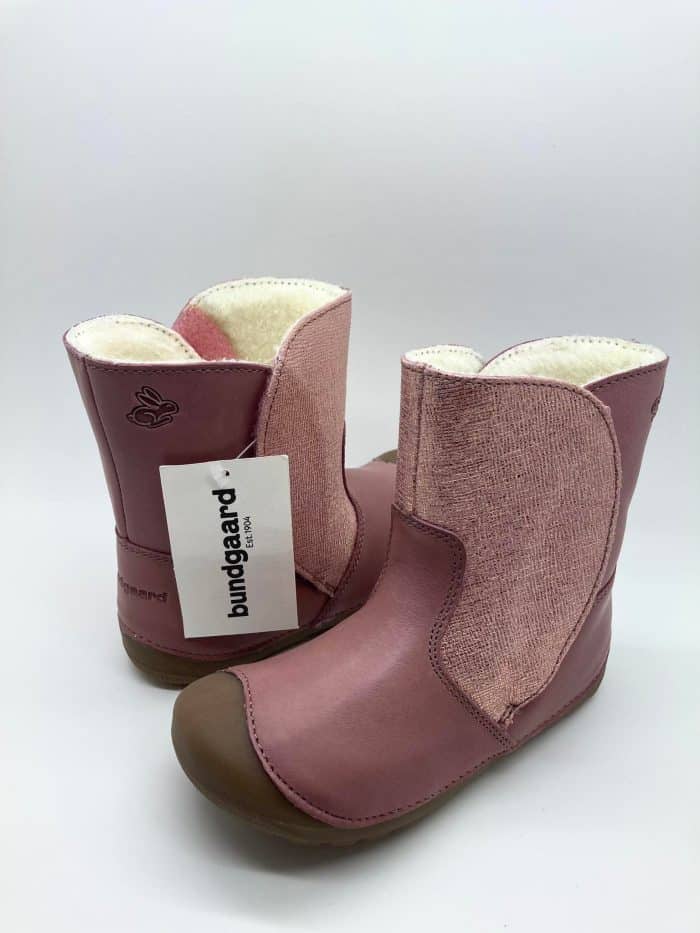 bundgaard petit winter booty nostalgia rose detske barefoot cizmy zateplene