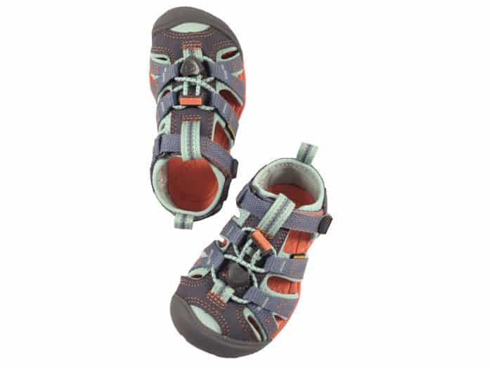 Sandále KEEN - SEACAMP II CNX Y - Flint Stone/Ocean Wave veľ 32/33-36 1