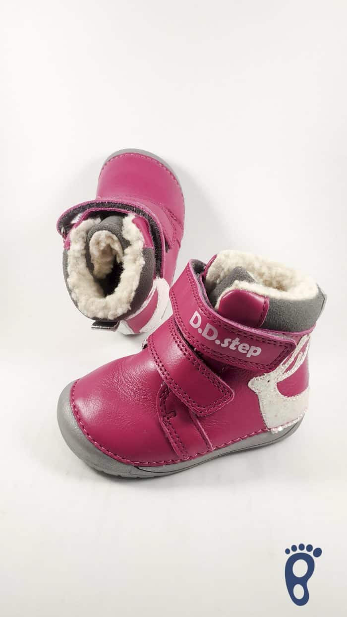 D.D.Step - Zimné topánky - Dark Pink - Reindeer 2