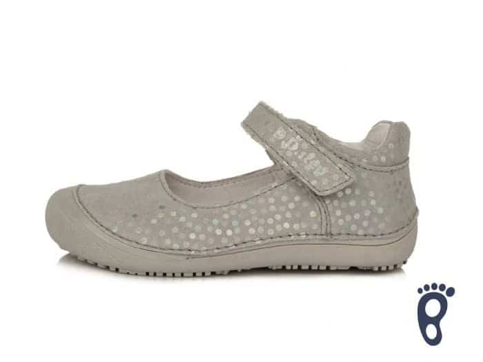 dd step barefoot balerinky detske grey dievcenske