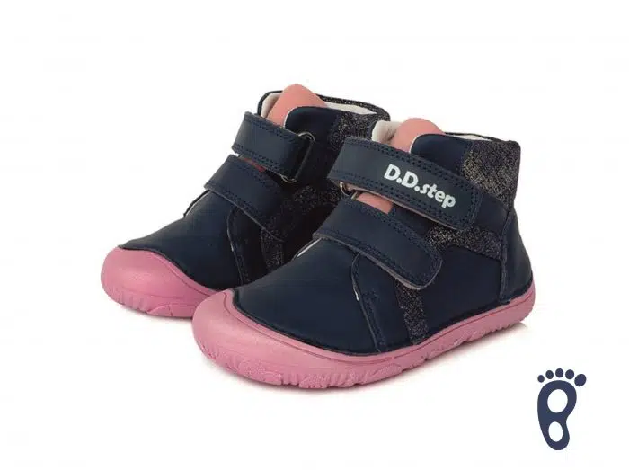 D.D.Step - Prechodné topánky - Royal Blue - Modro - ružové 1