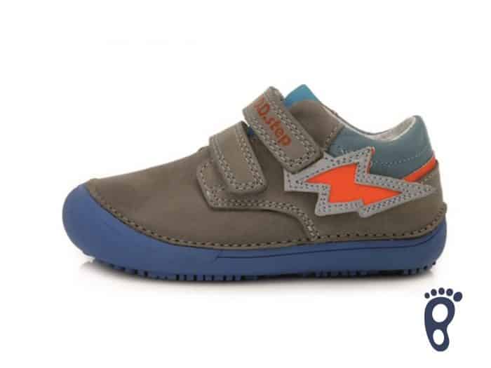 D.D.Step - Prechodné topánky - Grey - Oranžové blesky 1