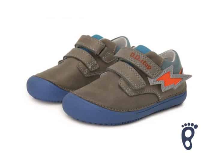 D.D.Step - Prechodné topánky - Grey - Oranžové blesky 2