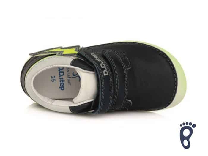 D.D.Step - Prechodné topánky - Royal Blue - Žlté blesky 4