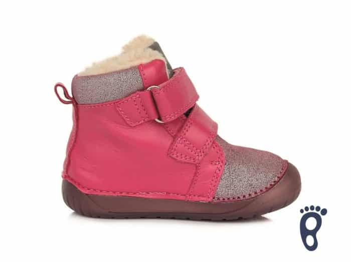 D.D.Step - Zimné topánky - Dark Pink s vílou 3