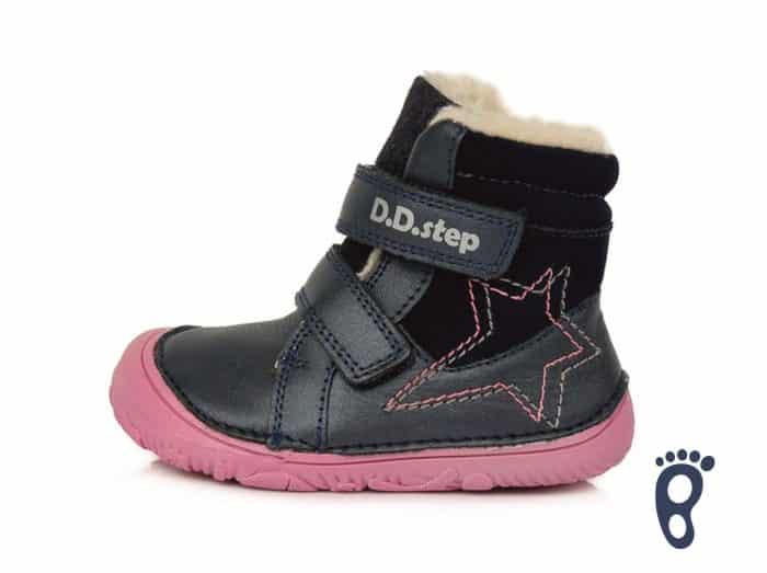 D.D.Step - Zimné topánky - Royal blue - Hviezda - dievčenské 1