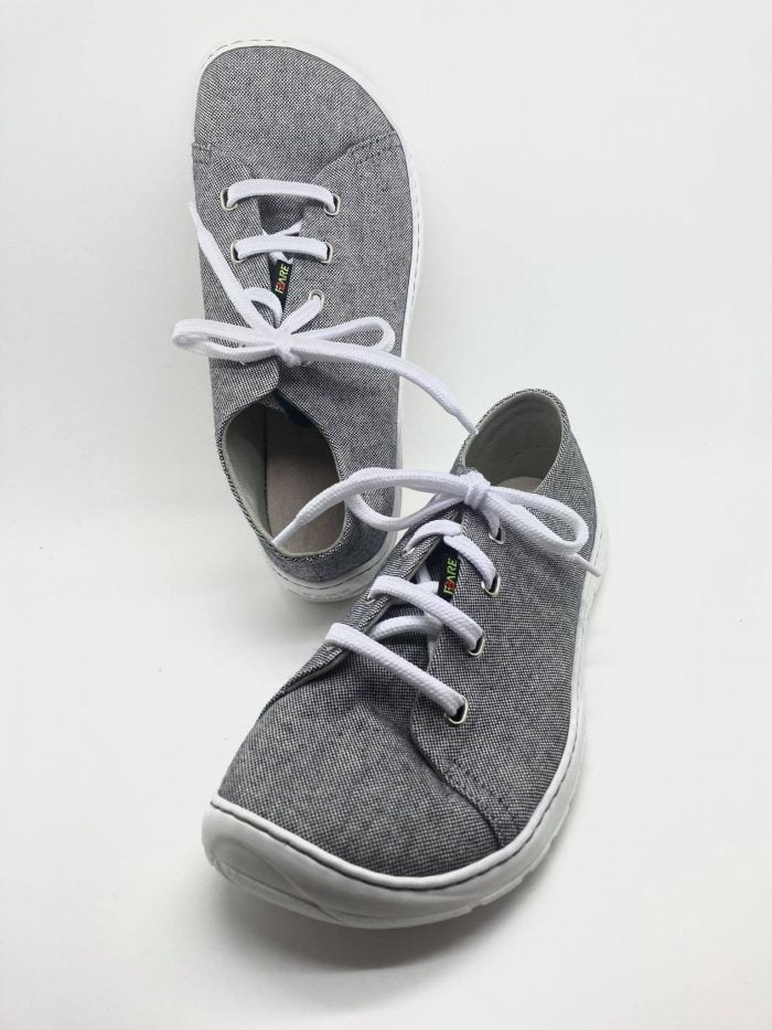 fare bare tenisky pre dospelych barefoot sive