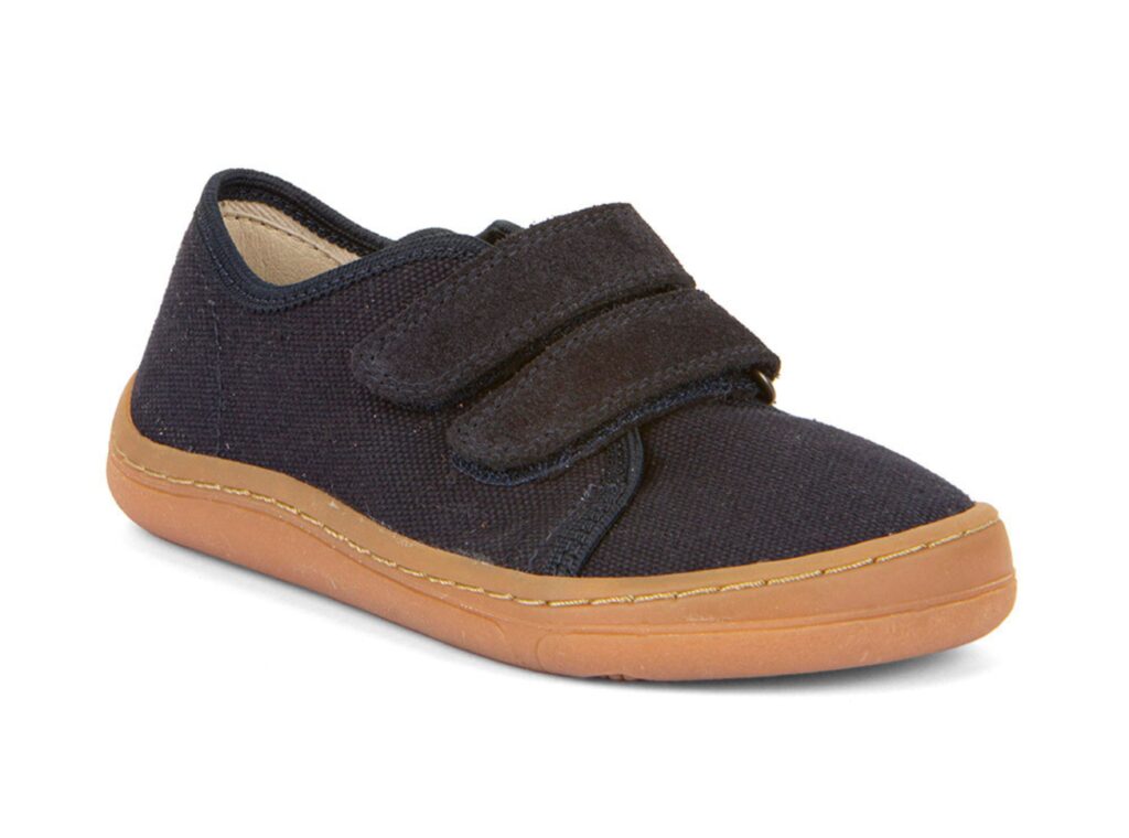 froddo barefoot canvas dark blue tenisky detske