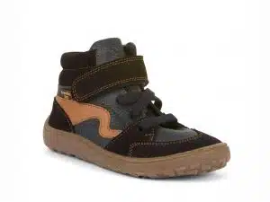 froddo barefoot prechodne topanky kozene tex go dark blue membrana