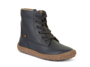 froddo barefoot tex laces dark blue kozene damske topanky zimne zateplene