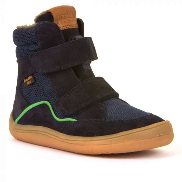 froddo barefoot tex membrana winter zimne topanky pre deti zateplene blue dark tmavomodre