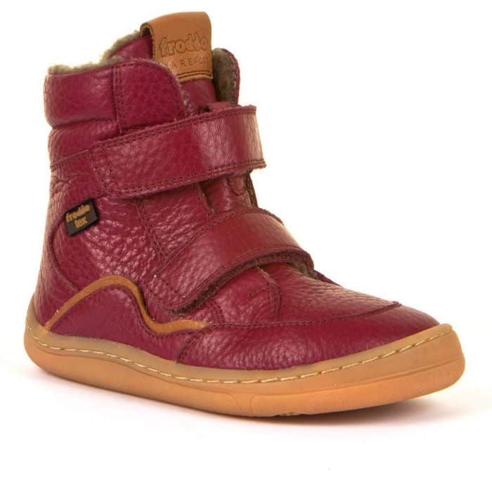 froddo barefoot tex membrana winter zimne topanky pre deti zateplene cizmy bordeaux