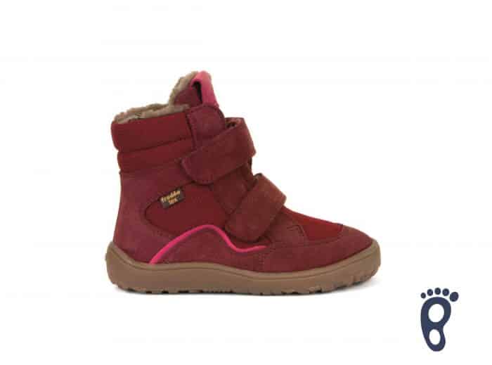 Froddo - Barefoot - Winter Tex - Bordeaux - nová podrážka 1