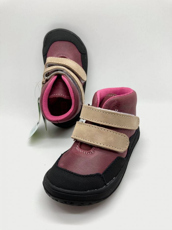 jonap bella m cervene slim barefoot topanky dievcenske barefoot