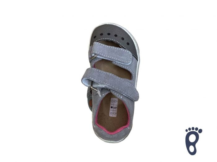 Jonap sandále - Fela - Šedé dievčenské 1