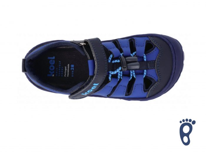 Koel4kids - Barefoot sandále - Madison Vegan - Blue 2