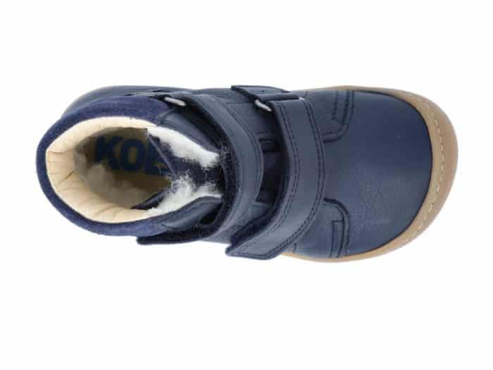 KOEL4KIDS - Barefoot zimná obuv - EMIL NAPPA TEX membrána BLUE 5