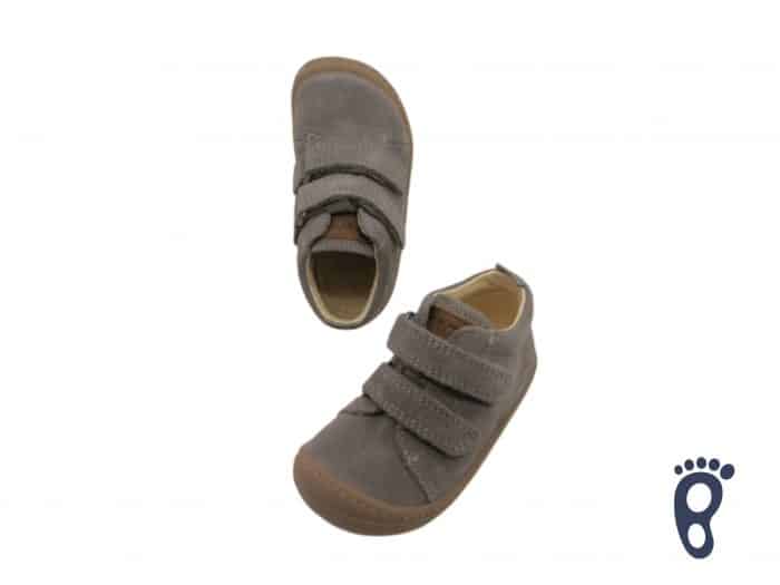 koel korkid velour grey barefoot
