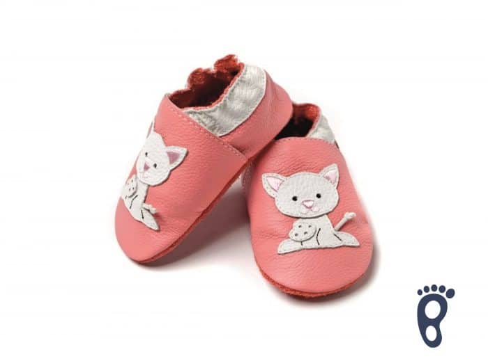 Liliputi - Ružové s mačiatkom - topánočky 1
