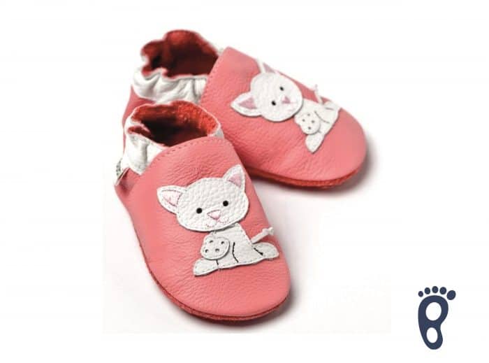 Liliputi - Ružové s mačiatkom - topánočky 2