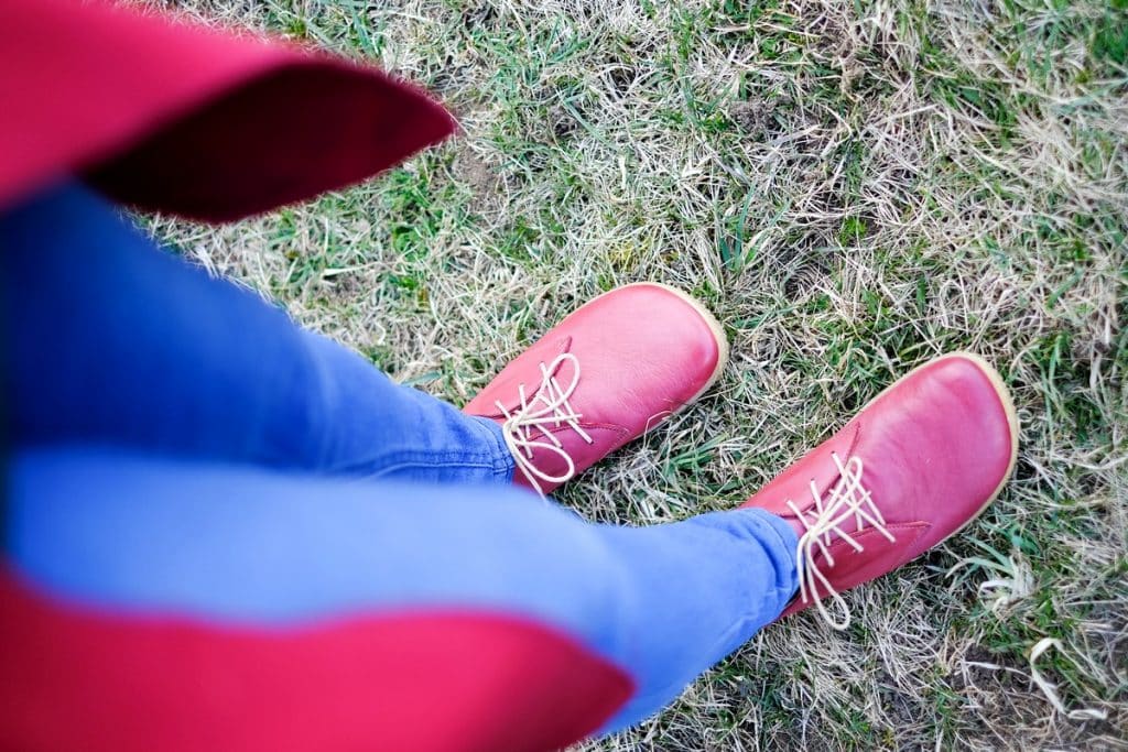 OKBarefoot - LIBERTY RED - Odchoďte si jar ako v bavlnke 10
