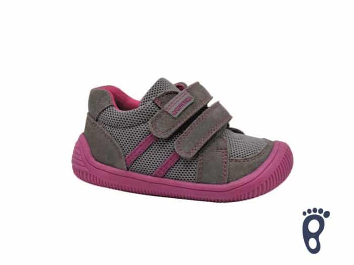 protetika barefoot brik grey prechodne topanky pre deti detske tenisky dievcenske