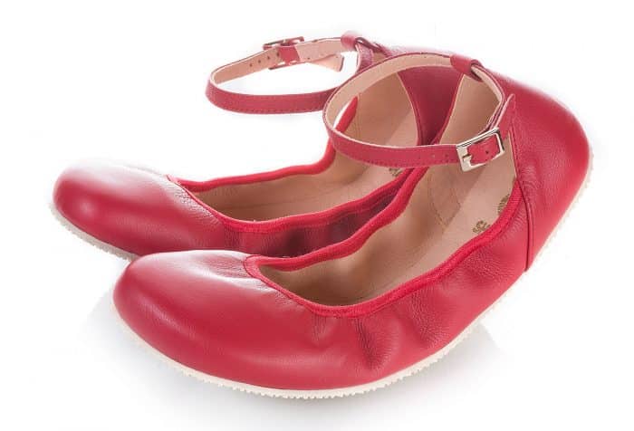 SHAPEN - Barefoot balerínky TULIP II - Cherry 1