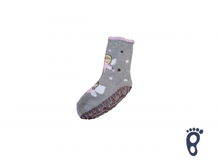 Sterntaler - Protišmykové ponožky - Dve víly - šedé 1