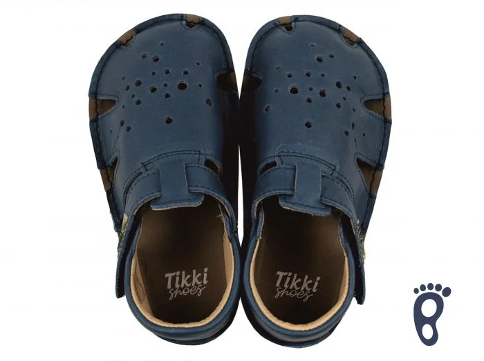 Tikki shoes - Sandále - Aranya leather - Blue - Vibram 1